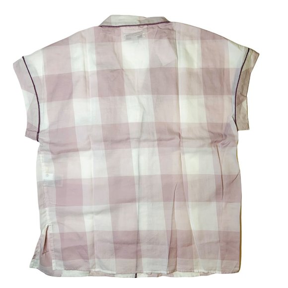 MADEWELL Pajama Top Size XS Women's Button-Up Short Sleeve Top - Picture 2 of 7